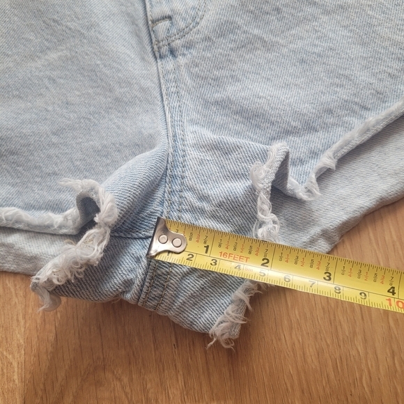 Pacsun High waisted Festival shorts,100% cotton denim ,29 - Picture 6 of 12
